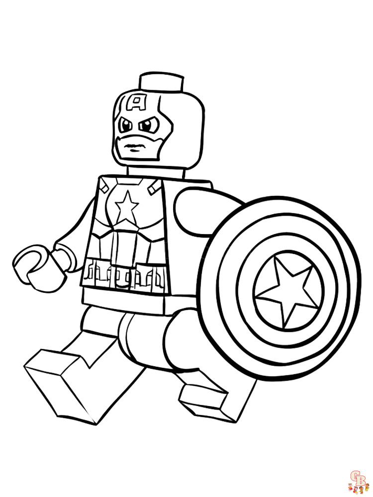 Lego Avengers kleurplaat 17
