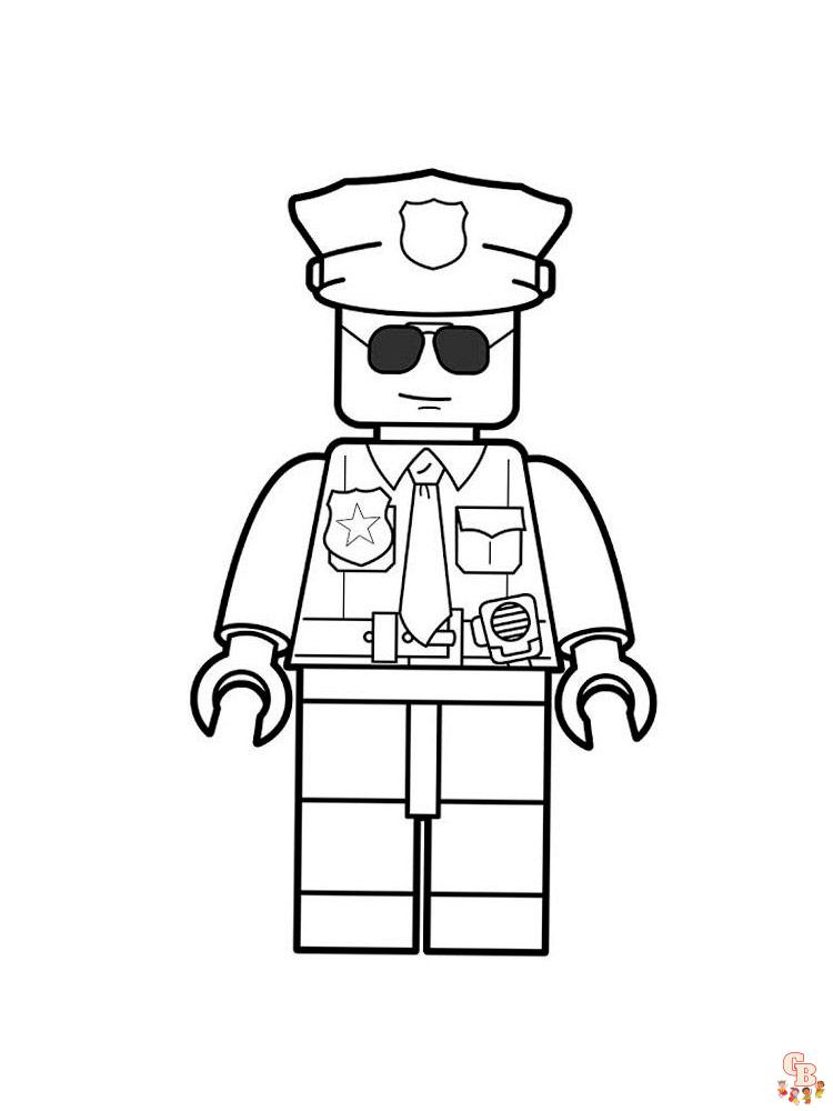 Lego politie kleurplaat 10