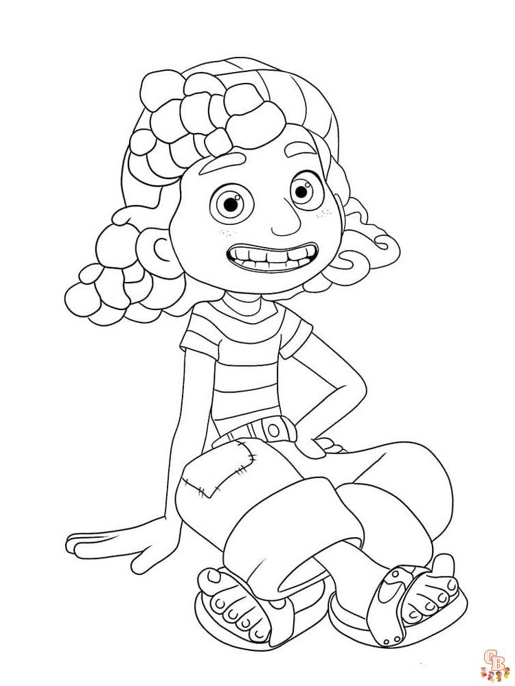 Luca Coloring Pages 12