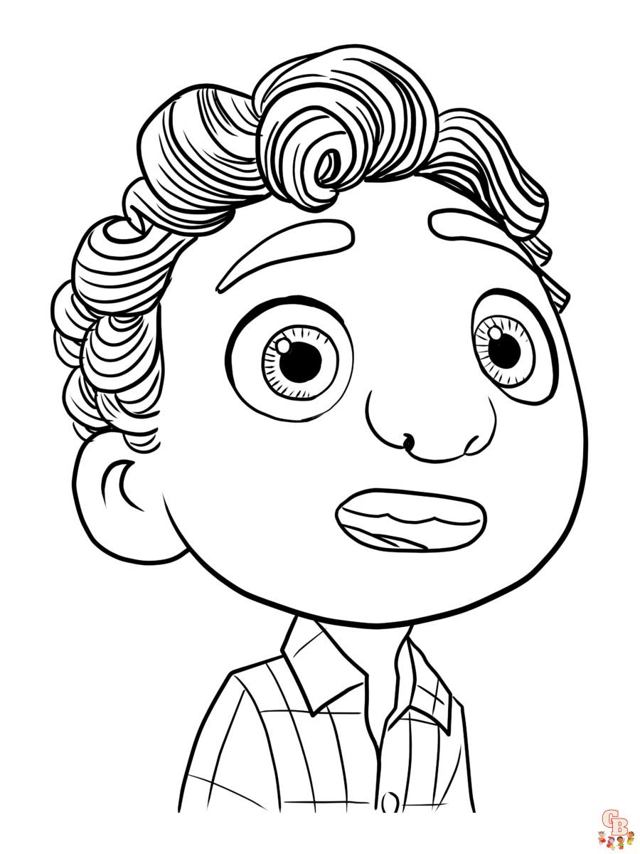 Luca Coloring Pages 15