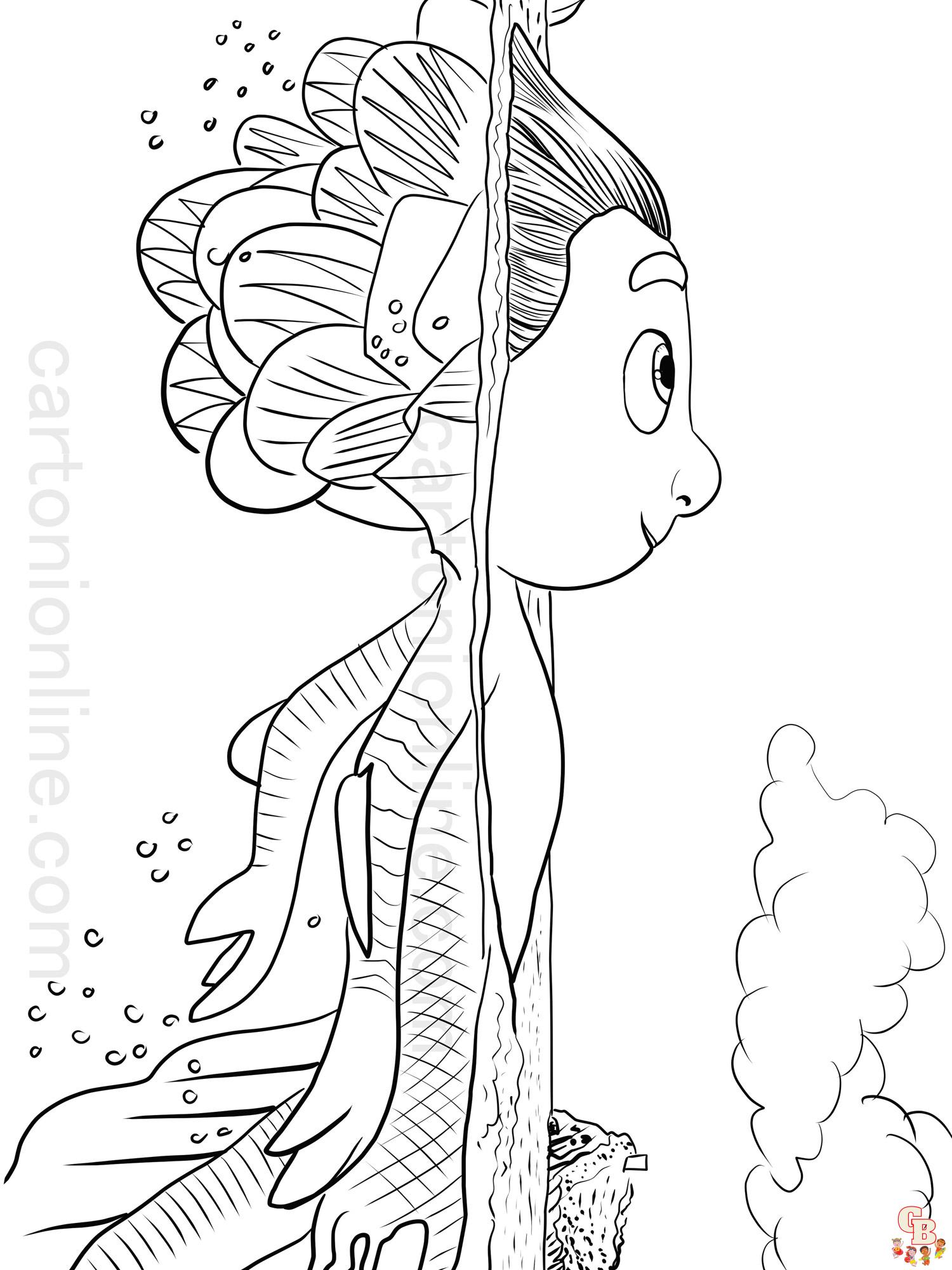 Luca Coloring Pages 2
