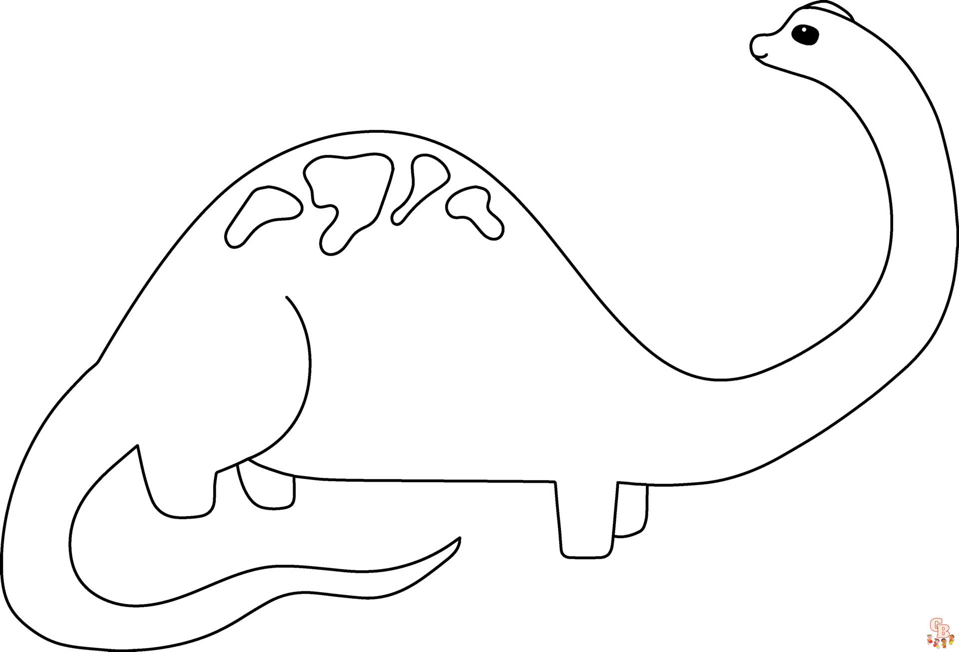 brachiosaurus kleurplaten