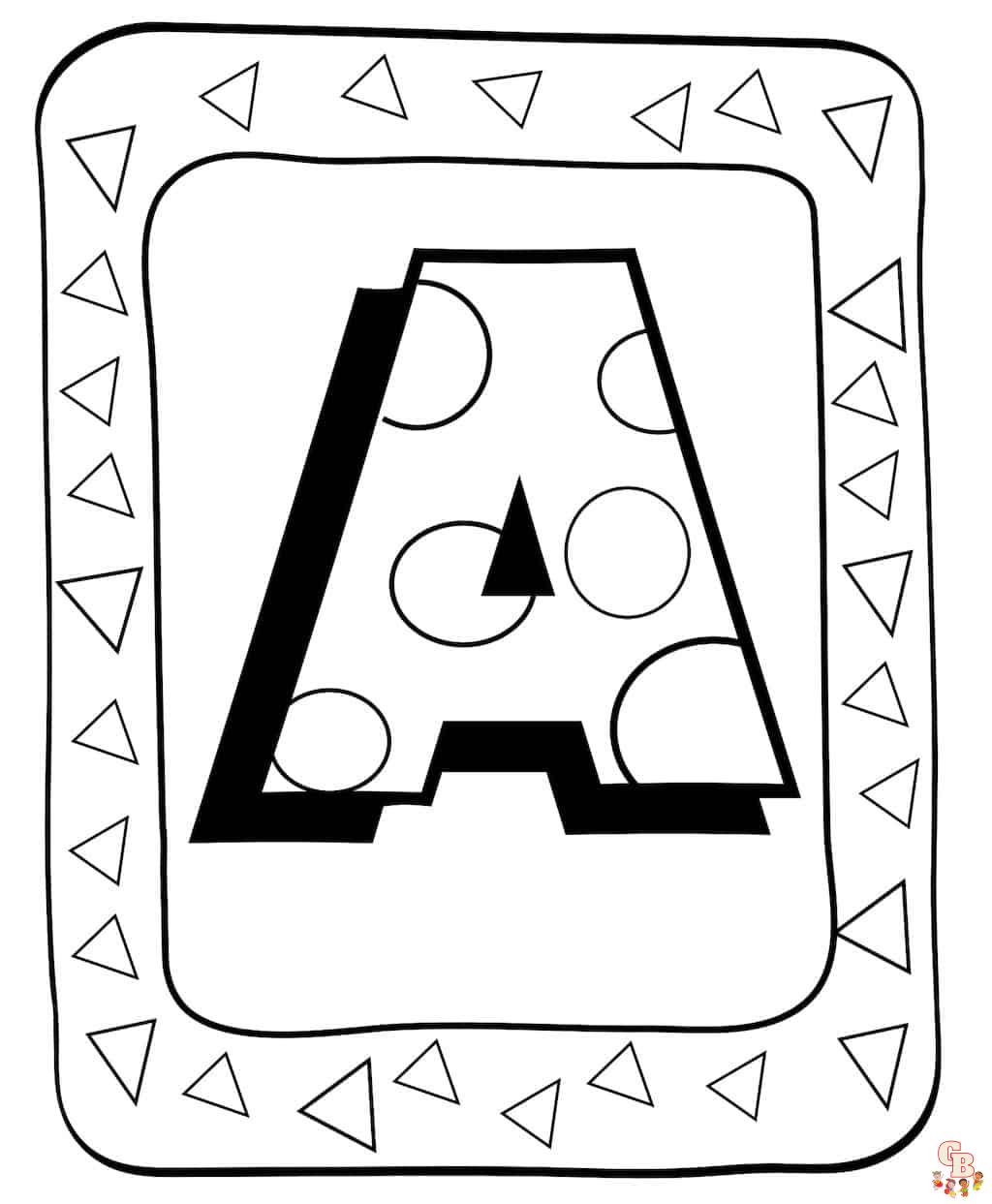 letter a 4