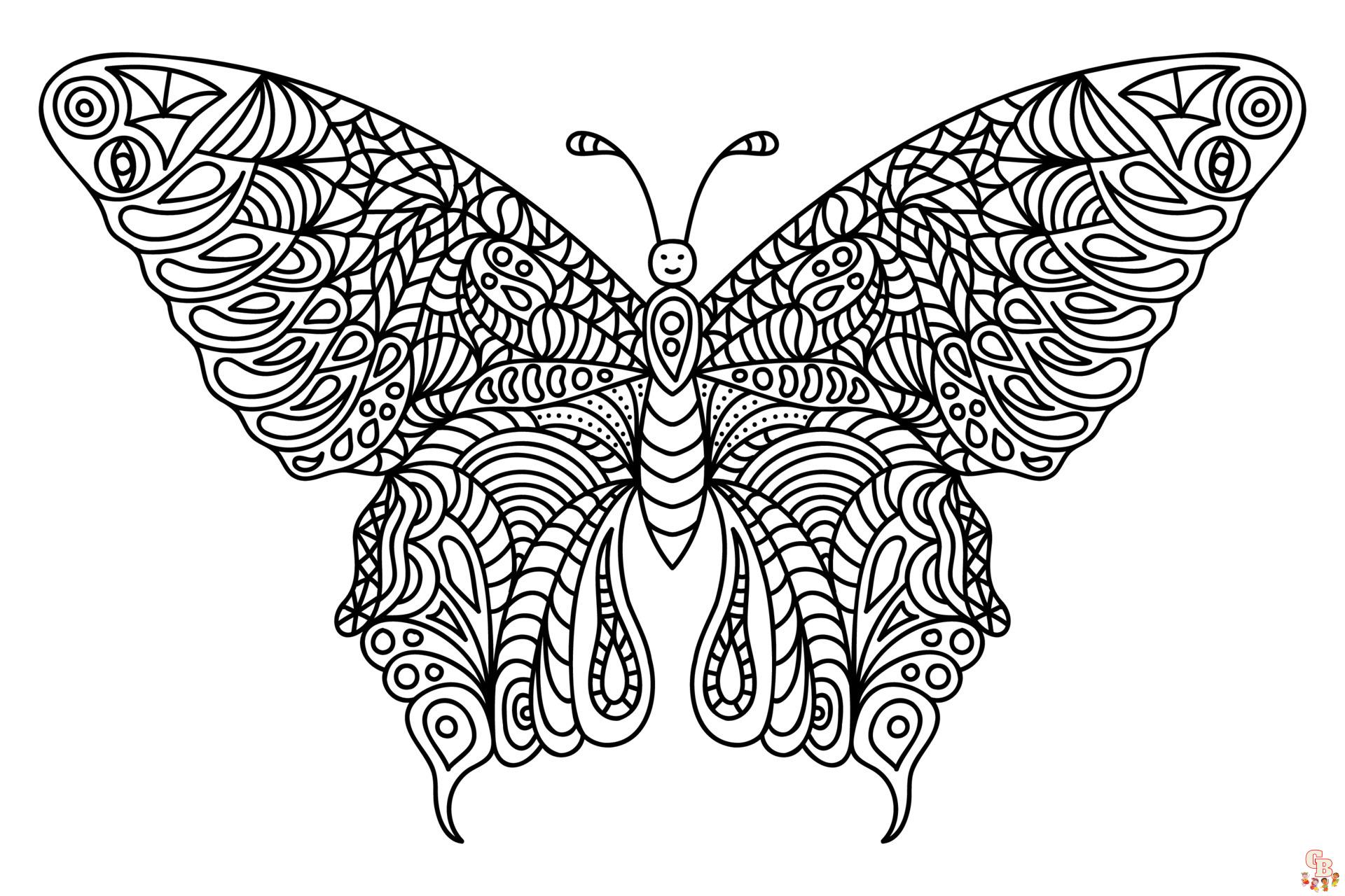 mandala vlinder 4