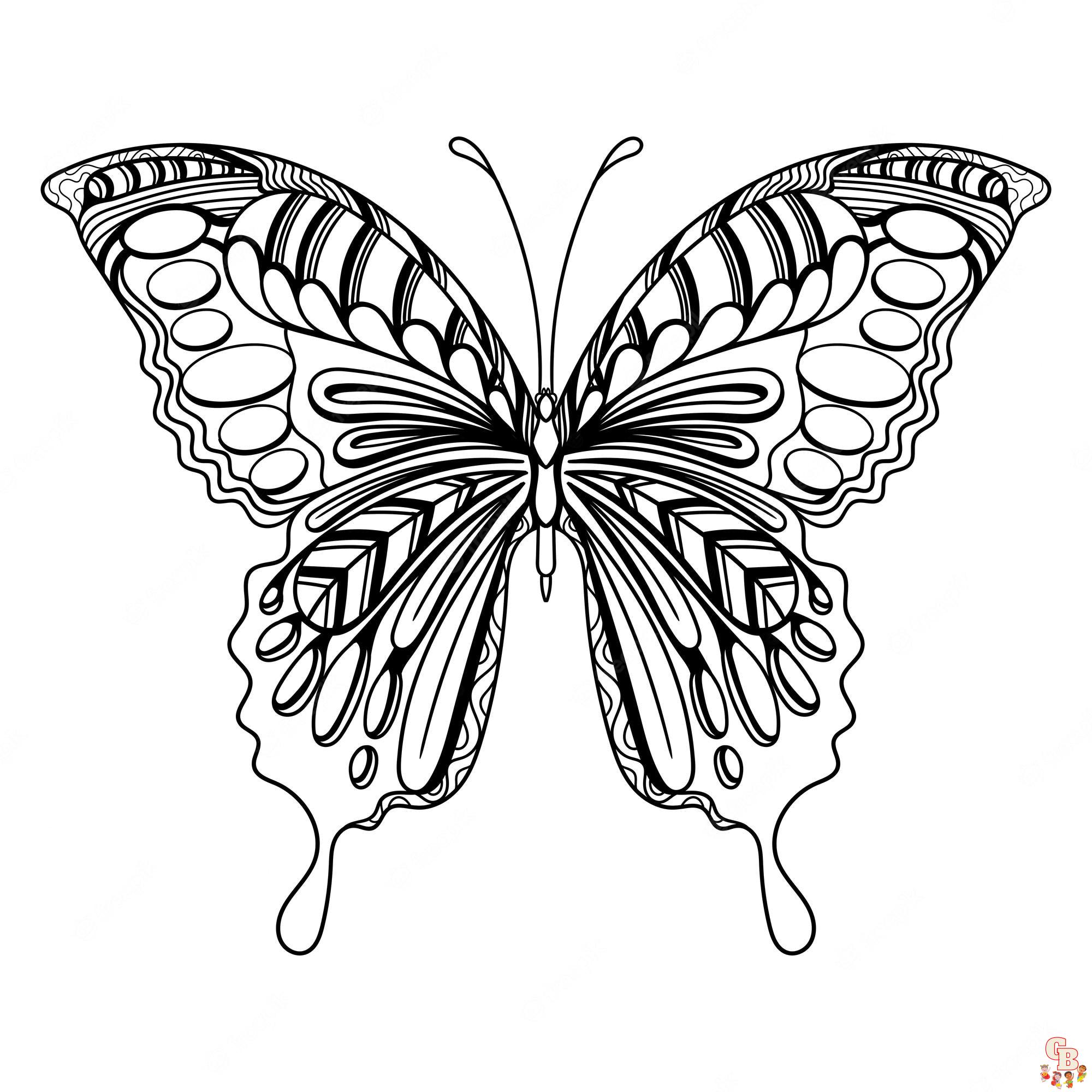 mandala vlinder 8