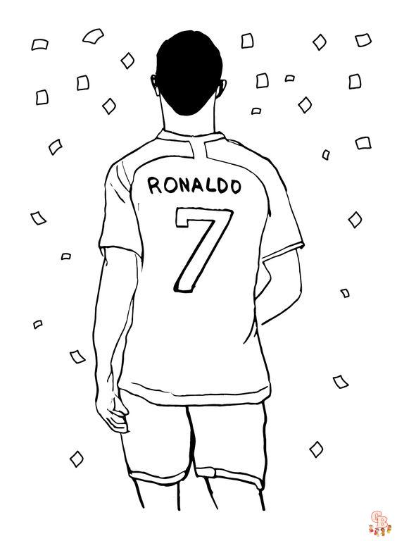Cristiano Ronaldo Kleurplaat 4 1