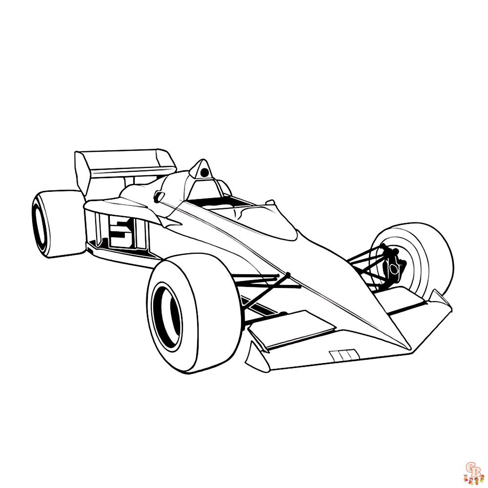 Formule 1 Kleurplaten 1