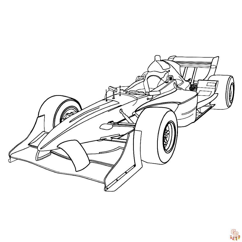 Formule 1 Kleurplaten 4