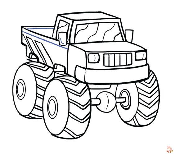 Jeep Kleurplaat 4