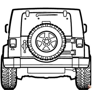 Jeep Kleurplaat 6