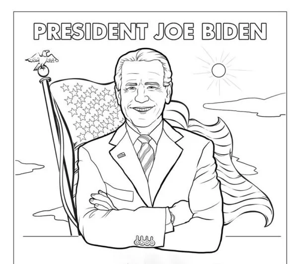Joe Biden kleurplaten 2