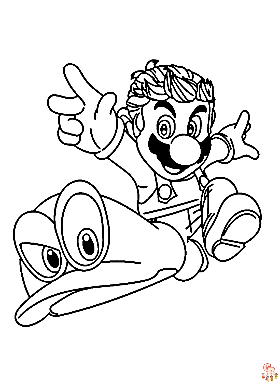 Mario with Cappy Images