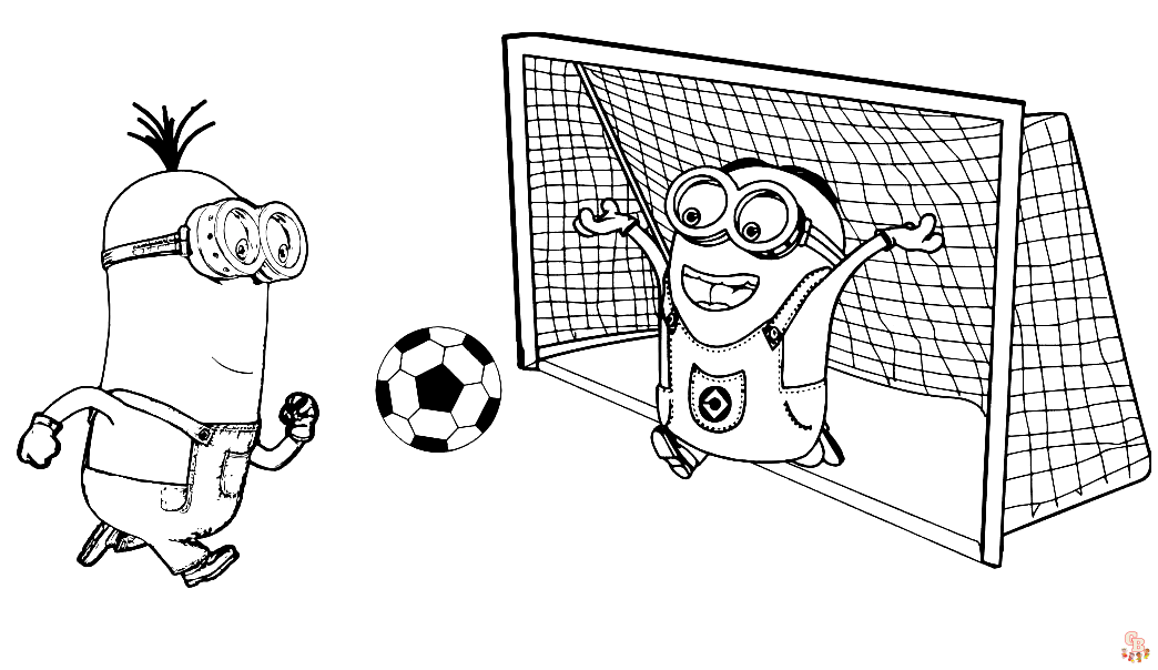 Minion Playing Soccer