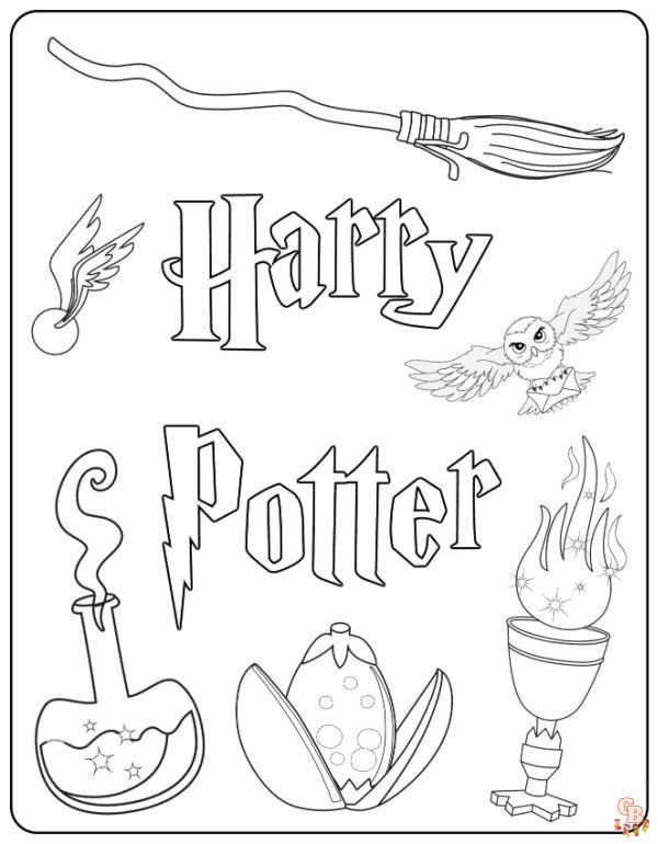 Harry Potter Kleurplaten - Magische Kleurrijke Avonturen