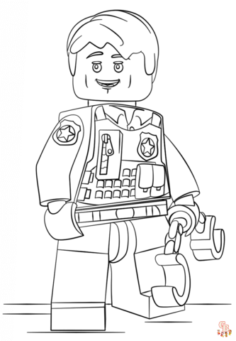 lego undercover coloring page