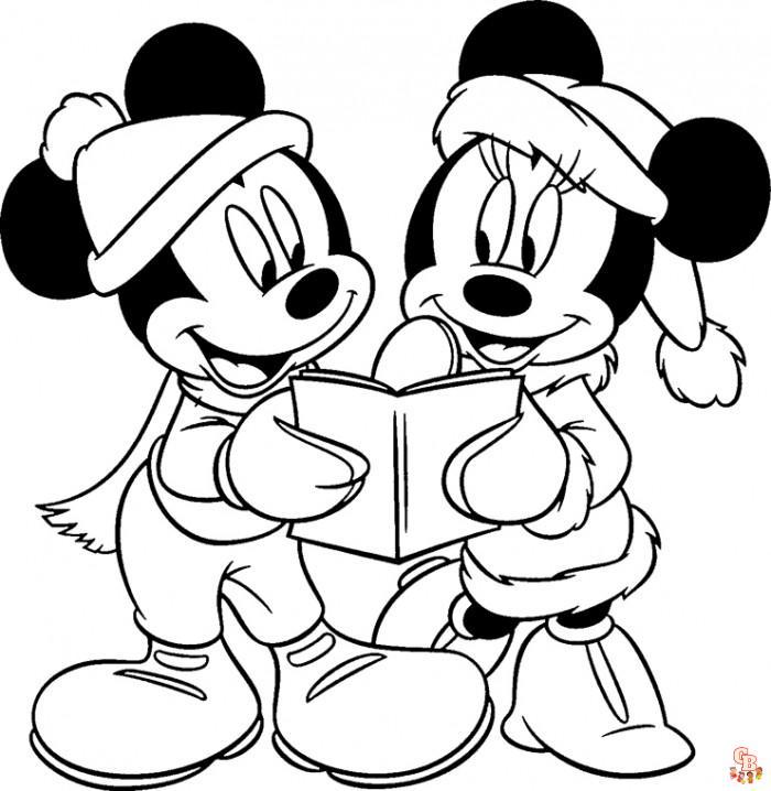 Download gratis kleurplaten van Mickey Mouse - Kleurplaat Mickey Mouse en vrienden