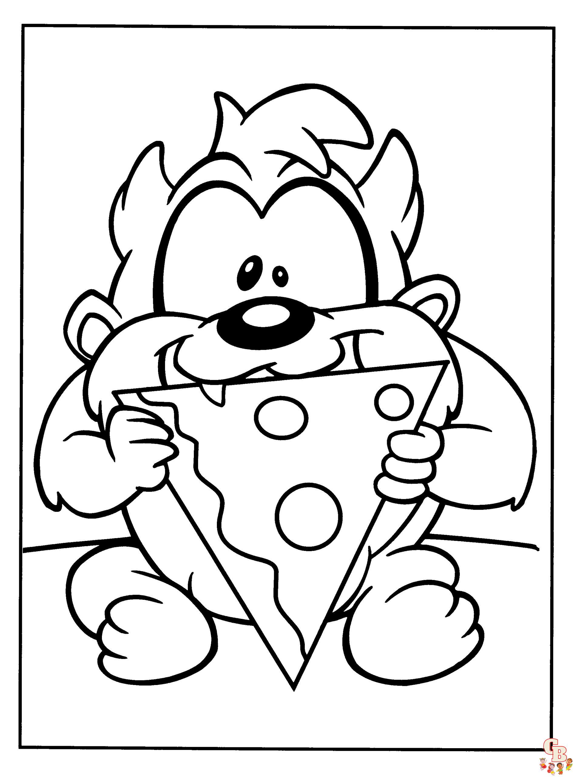 pizza kleurplaat008