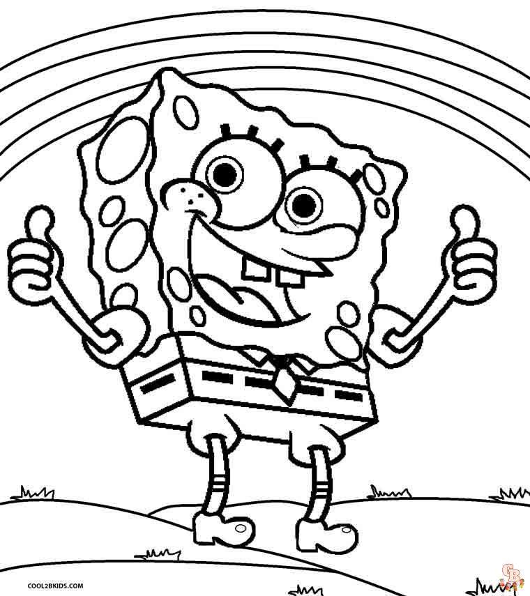Spongebob Kleurplaat Gratis Downloadbare HD Kleurplaten voor Kinderen van alle Leeftijden