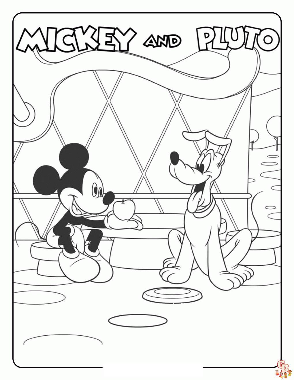 Mickey Mouse Clubhouse Coloring Pages 3 1