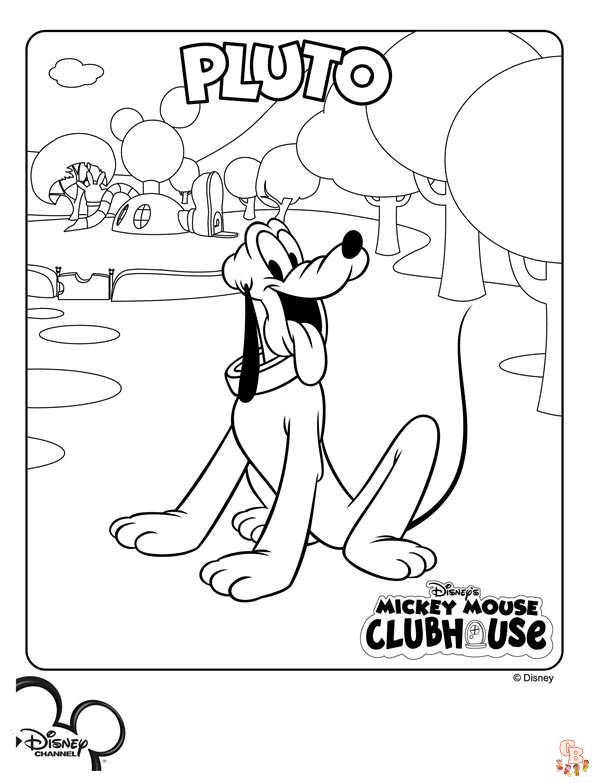 Mickey Mouse Clubhuis Kleurplaat 2