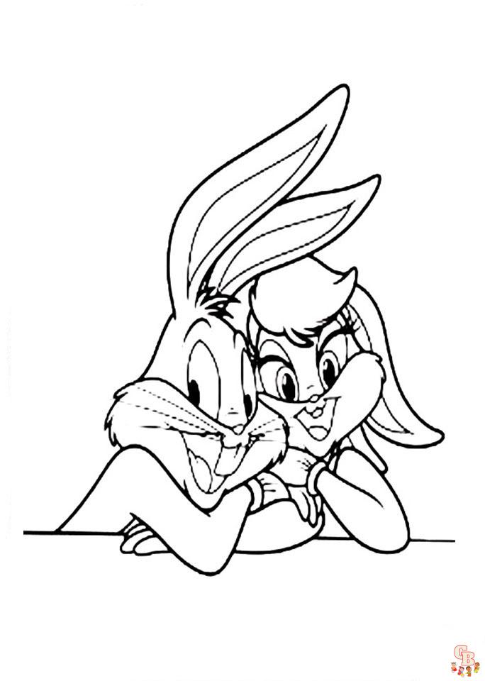 best looney tunes coloring pages for kids bugs bunny daffy duck tweety bird more 64f7fc329092b