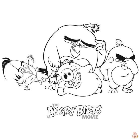 The Angry Birds Movie 2 kleurplaten 3