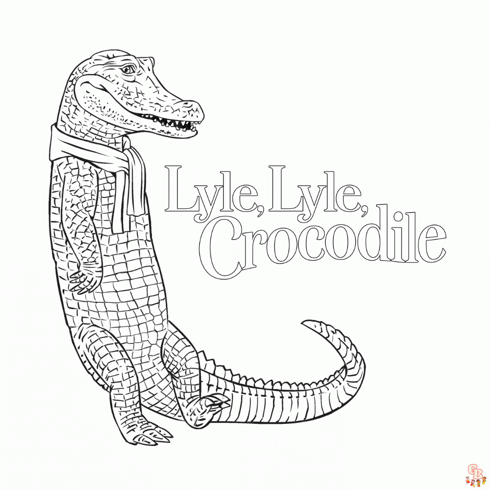 Wil de Krokodil kleurplaten 3