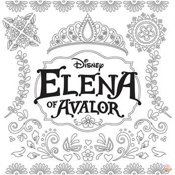 Elena van Avalor Kleurplaten 15