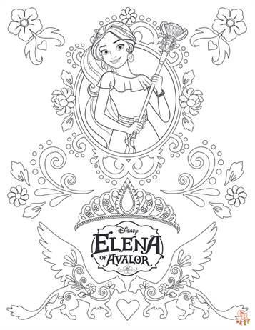 Elena van Avalor Kleurplaten 5