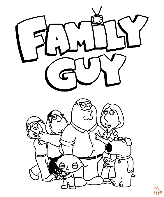 Family Guy Kleurplaten 10
