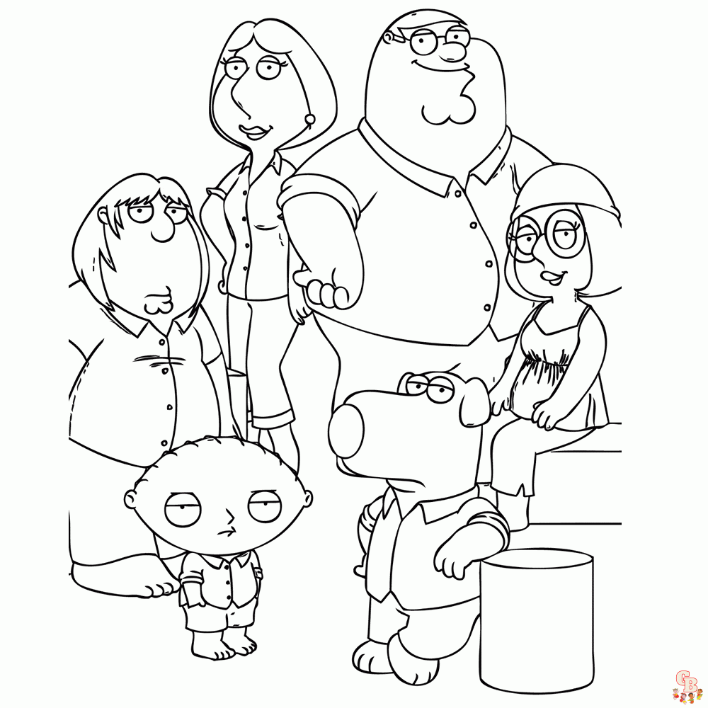 Family Guy Kleurplaten 4