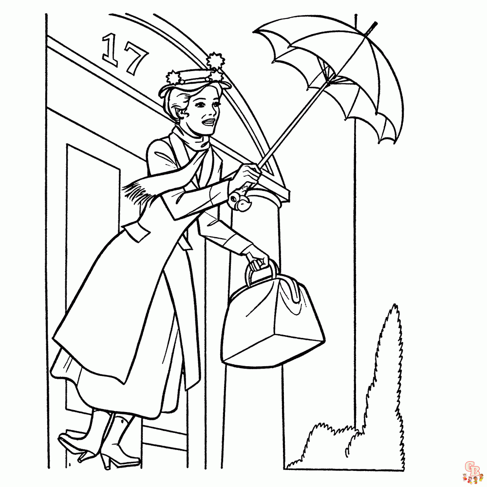 Mary Poppins Kleurplaten 7