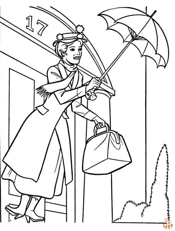 Mary Poppins Returns Kleurplaten 16