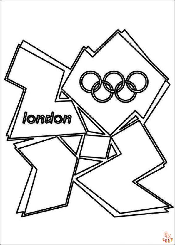 Olympische Spelen in Londen kleurplaten 15