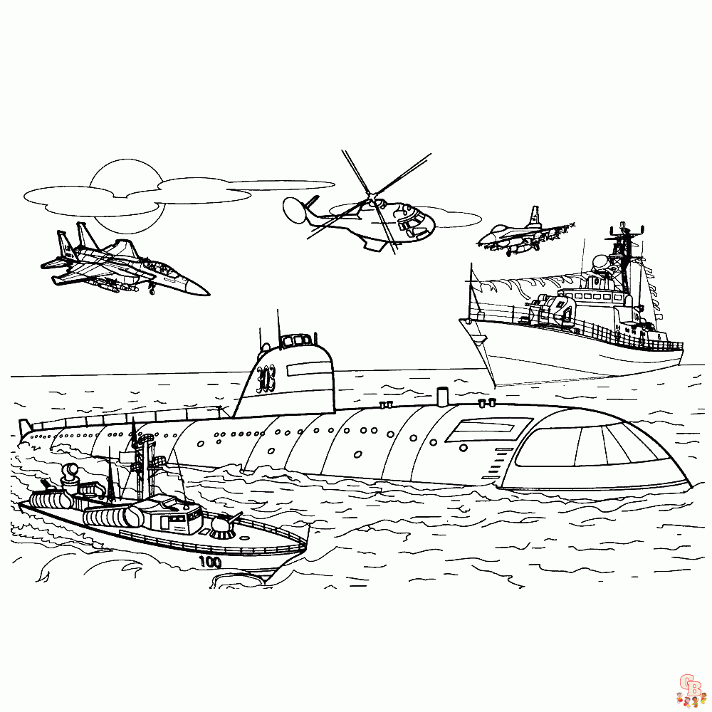 Oorlogsschepen Kleurplaten 1