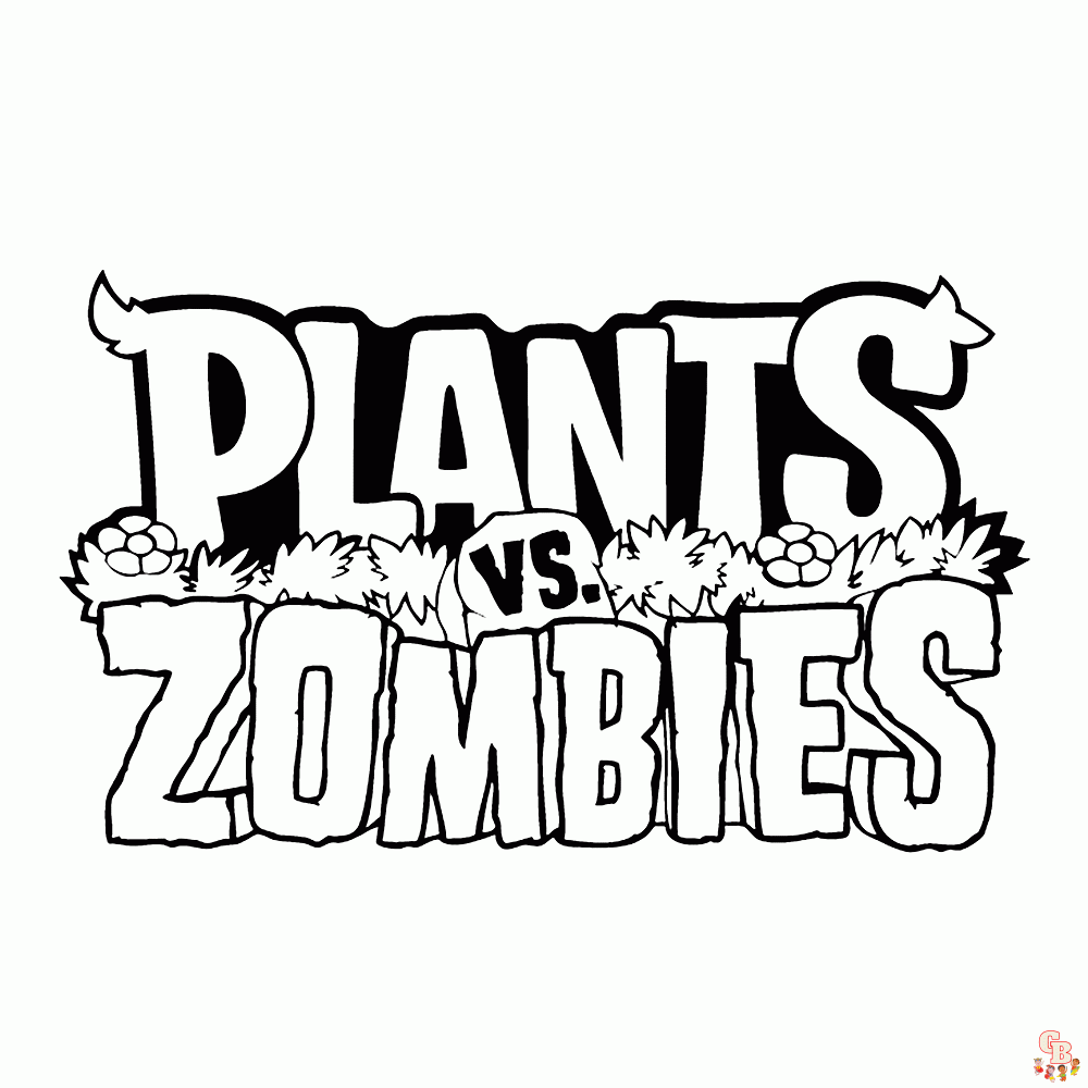 Plants vs. Zombies kleurplaten 12