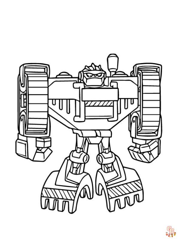 Transformers Rescue Bots Kleurplaten 14