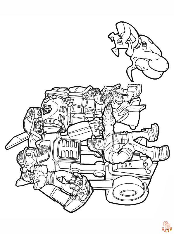 Transformers Rescue Bots Kleurplaten 18