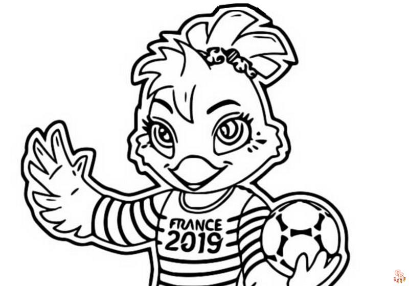 WK voetbal 2019 kleurplaten 2